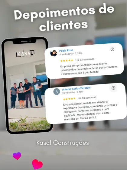Depoimento de cliente Kasal 3-1